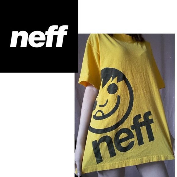 Neff Bigface Logo T-Shirt - Men's L